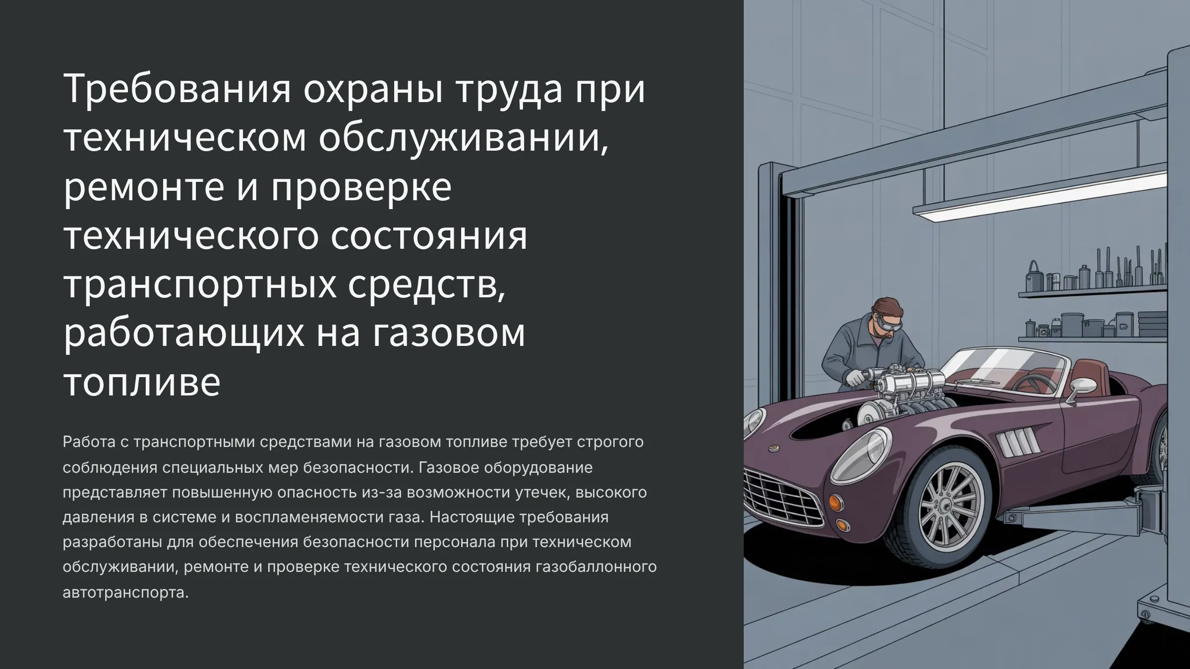 Требования охраны труда при ТО